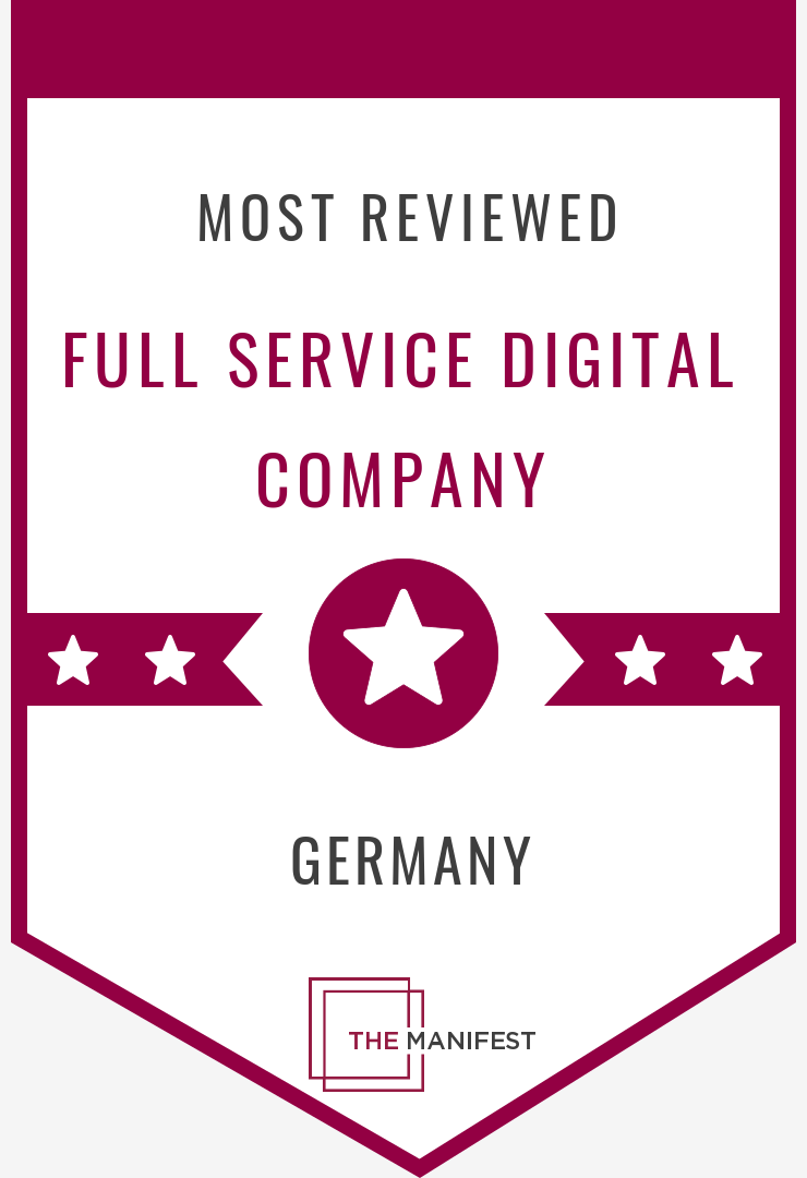 The Manifest top digital company in Germany badge