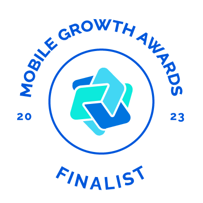Mobile Growth Awards 2023 finalist badge